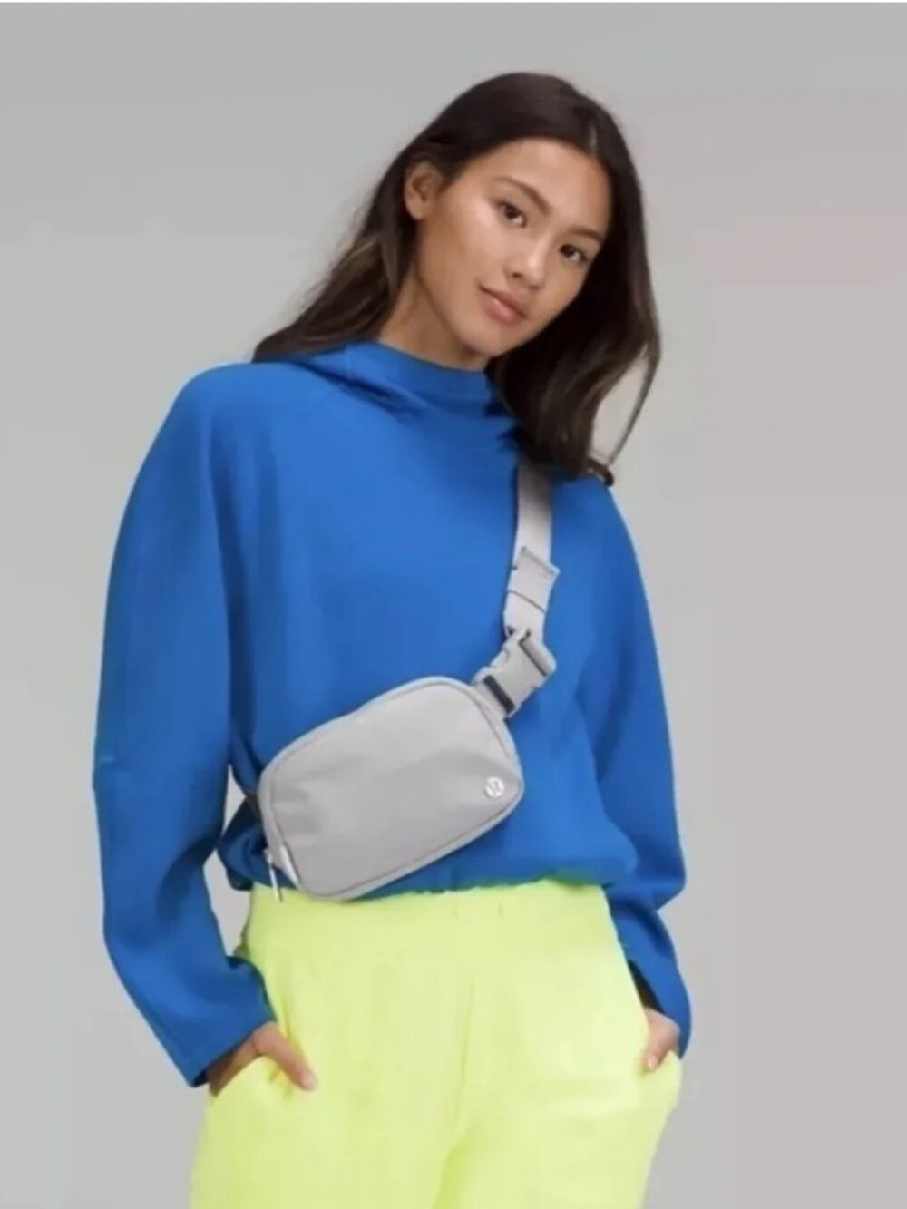Lululemon Everywhere Silver Drop Belt Bag New NWT RARE letters on belt